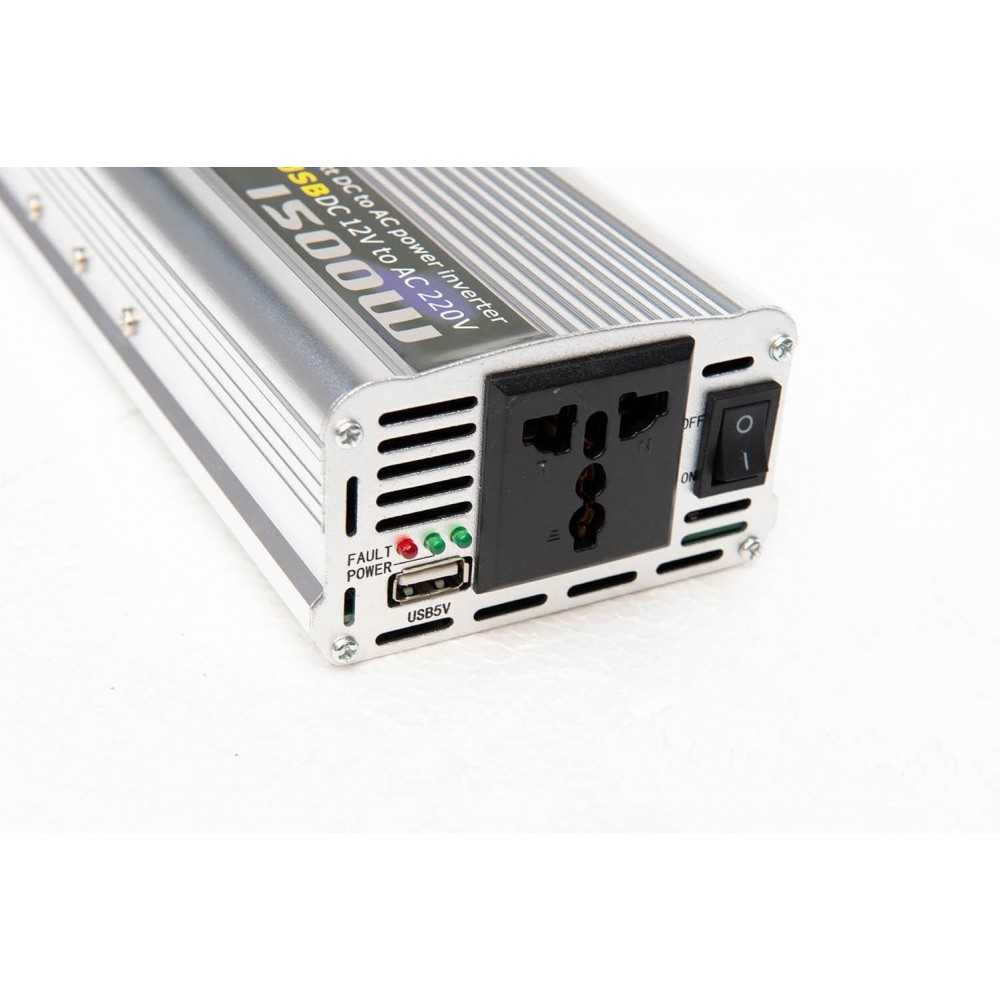 1500W inverter 12V-DC to 230V-AC - voltage converter - inverter