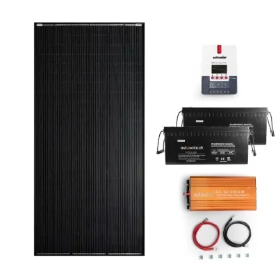 Notstrom Set mit Solarpanel & Batterie | AutoSolar.ch