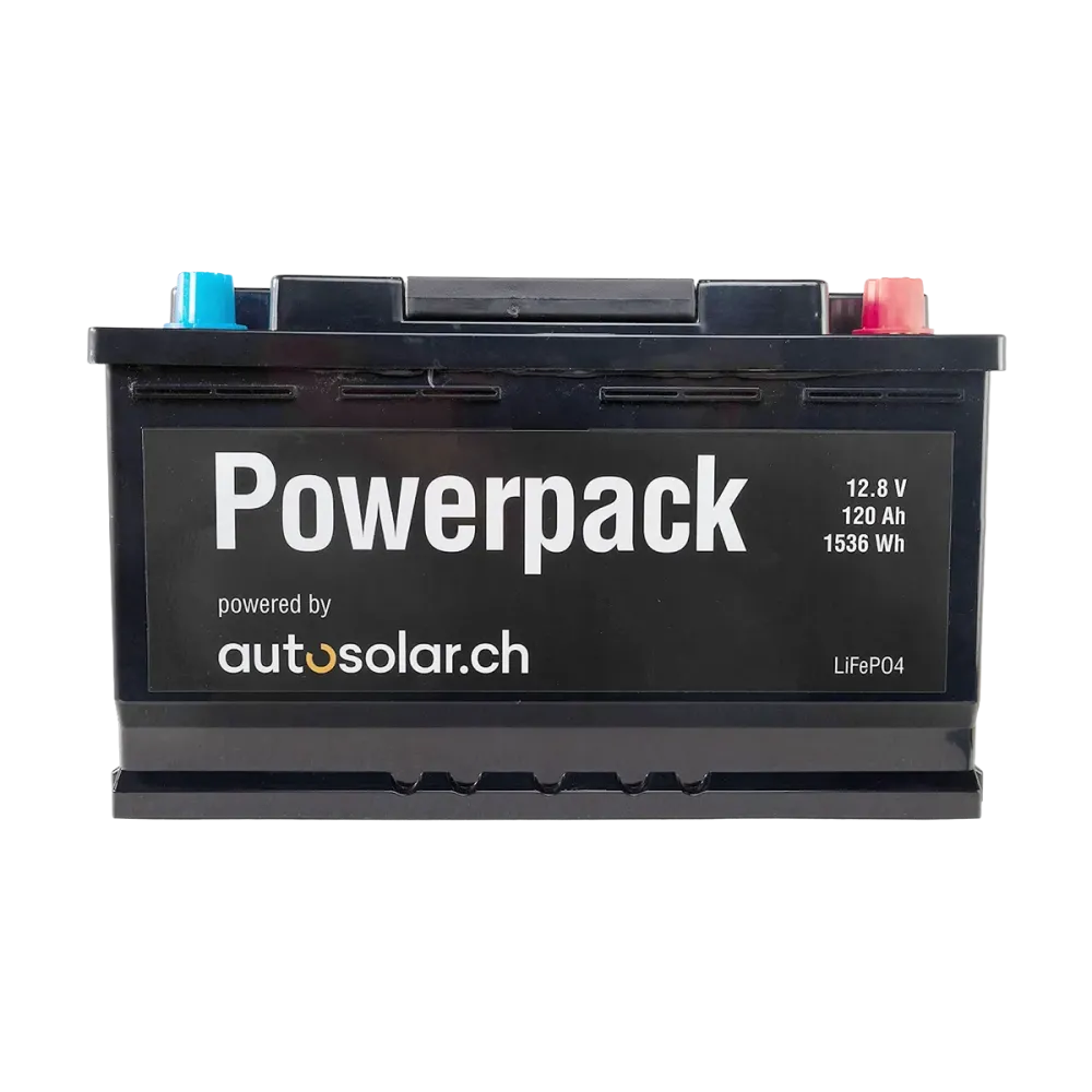 Batterie au lithium 120 Ah - Batterie solaire LiFePO4 avec application