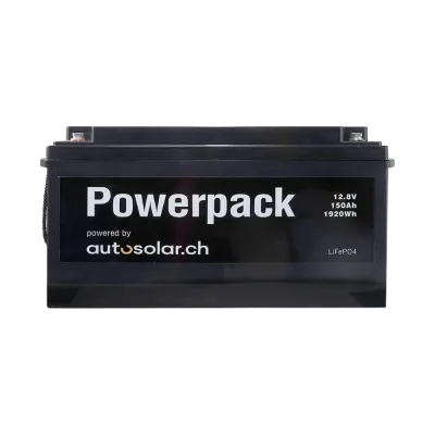 Lithium-Batterie 150 Ah (entspricht 300Ah) - LiFePo4-Solarbatterie mit App