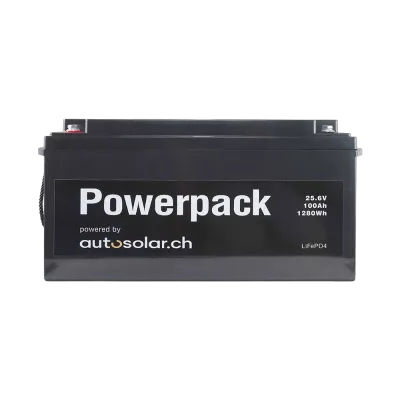 Lithium battery (LiFePO4) 100Ah 24V ideal for motorhomes and solar systems
