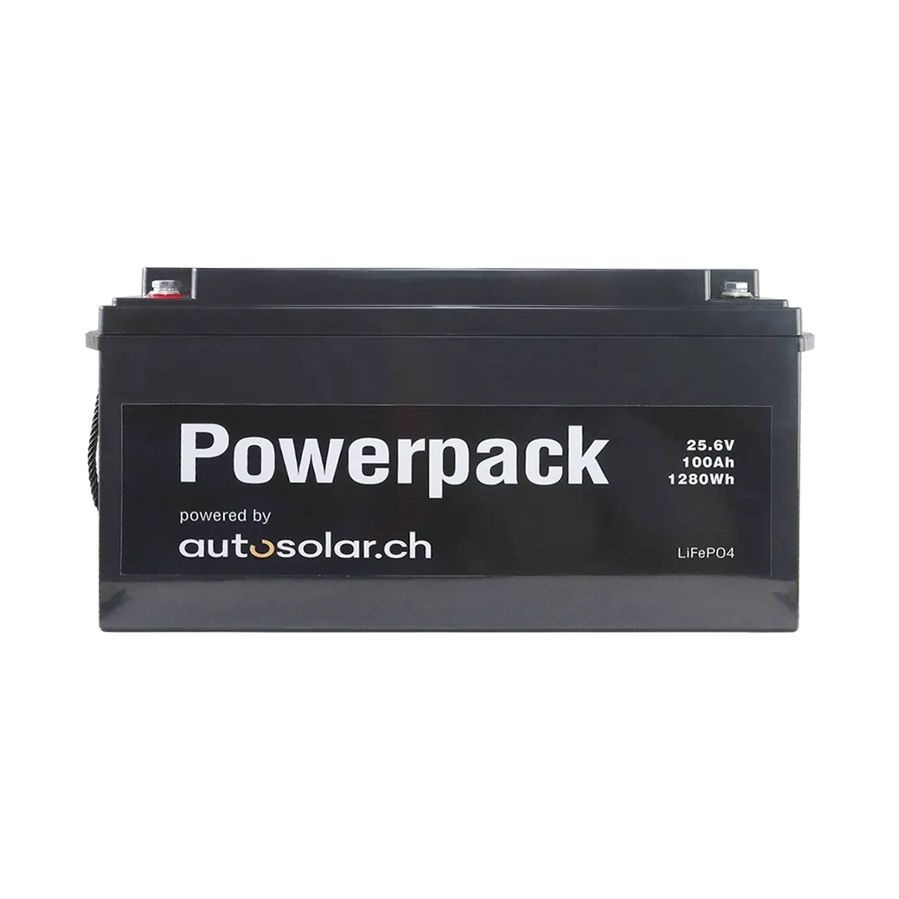 Lithium-Batterie 100 Ah 24V- LiFePo4-Solarbatterie - ideal für Wohmobil, Schiff und Alphütte