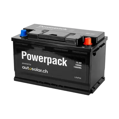 Lithium-Batterie (LiFePO4) 100Ah 12V ideal für Wohnmobil und Solar