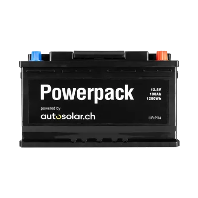 Lithium-Batterie (LiFePO4) 100Ah 12V ideal für Wohnmobil und Solar