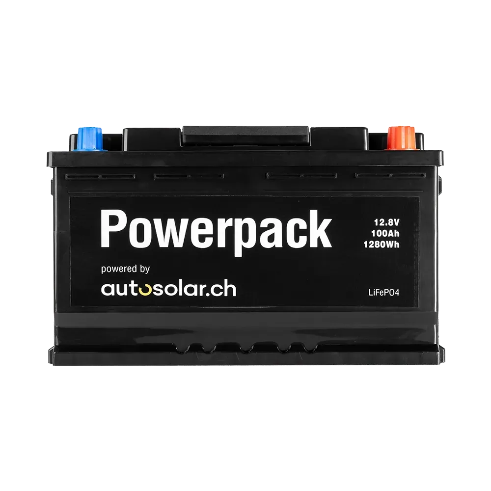 Lithium-Batterie (LiFePO4) 100Ah 12V ideal für Wohnmobil und Solar