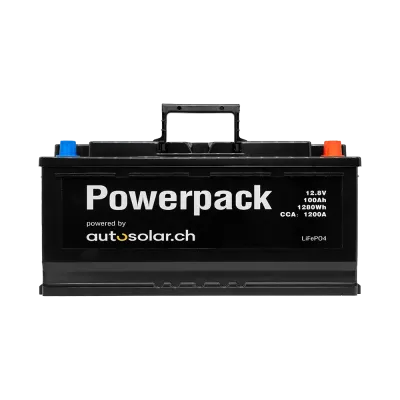 Starter Lithium-Batterie (LiFePO4) 100Ah 12V - AutoSolar.ch