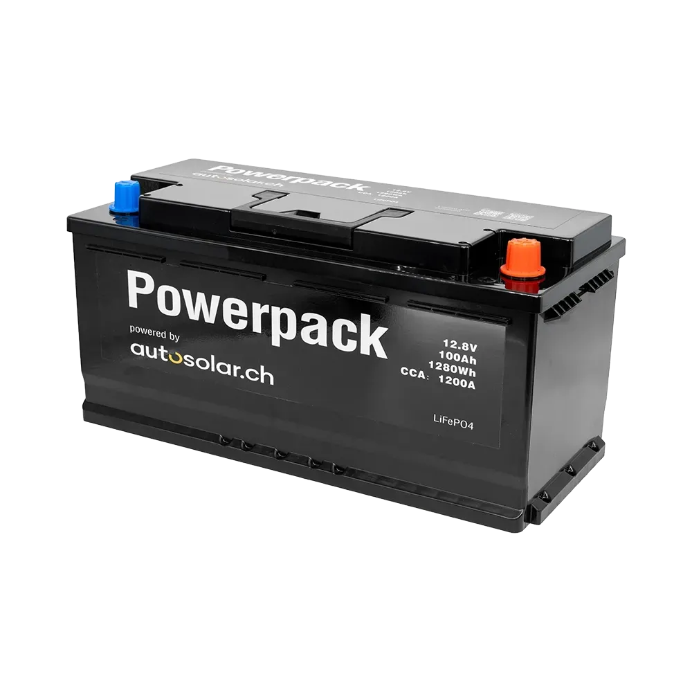 Starter Lithium-Batterie (LiFePO4) 100Ah 12V - AutoSolar.ch Starter Lithium-Batterie (LiFePO4) 100Ah 12V - AutoSolar.ch