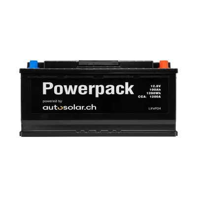 12 Volt Lithiumbatterie (LiFePO4) 100Ah zum Starten von Fahrzeugen