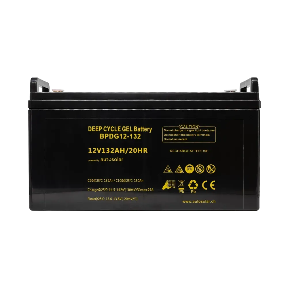 GEL-Batterie 132Ah - 12 Volt Solarbatterie mit GEL - Zyklenfest GEL-Batterie 132Ah - 12 Volt Solarbatterie mit GEL - Zyklenfest