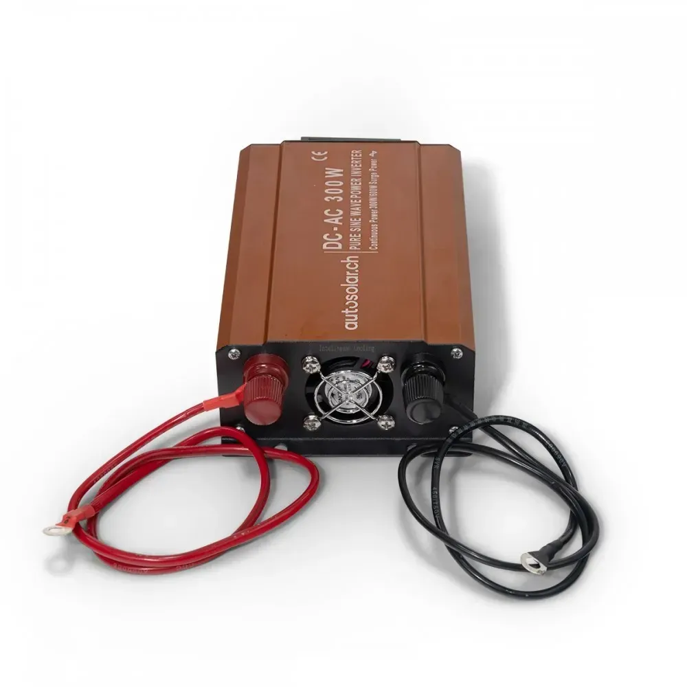 Convertisseur 300 W - Onde sinusoïdale pure - 12 V à 230 V