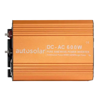 Onduleur 600 W - Onde sinusoïdale pure - 12 V à 230 V - AutoSolar.ch