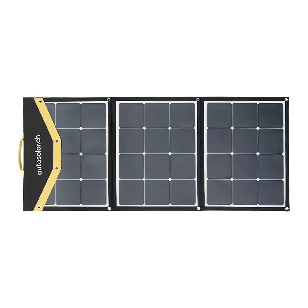 Solaranlage 135W Solarkoffer flexibel, 3x45W, mit Laderegler Solaranlage 135W Solarkoffer flexibel, 3x45W, mit Laderegler
