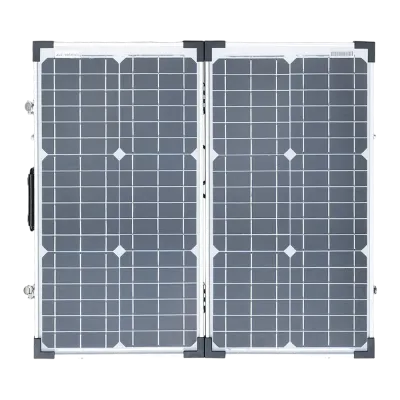60W MONO solar suitcase with charge controller and cable