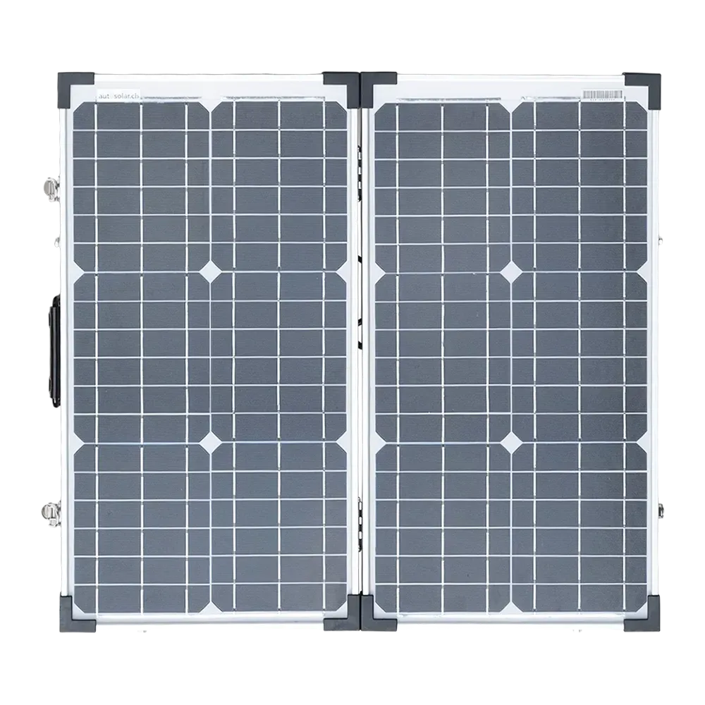 Valise solaire MONO 60W avec contrôleur de charge et câble