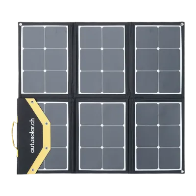 AutoSolar 135 watt solar case flexible (6 x 22.5 watts)