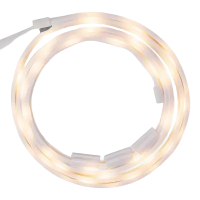 Handliche LED Lichterkette mit warmweissem Licht