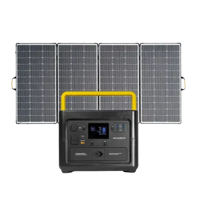 Groupe électrogène solaire de secours 1200 "Swiss Edition" avec boîtier solaire 440W