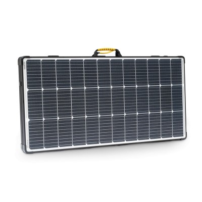 Emergency power set solar generator 1200 "Swiss Edition" with 195W solar case