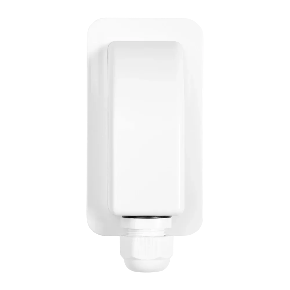 Traversée de toit blanc pour câbles solaires - simple