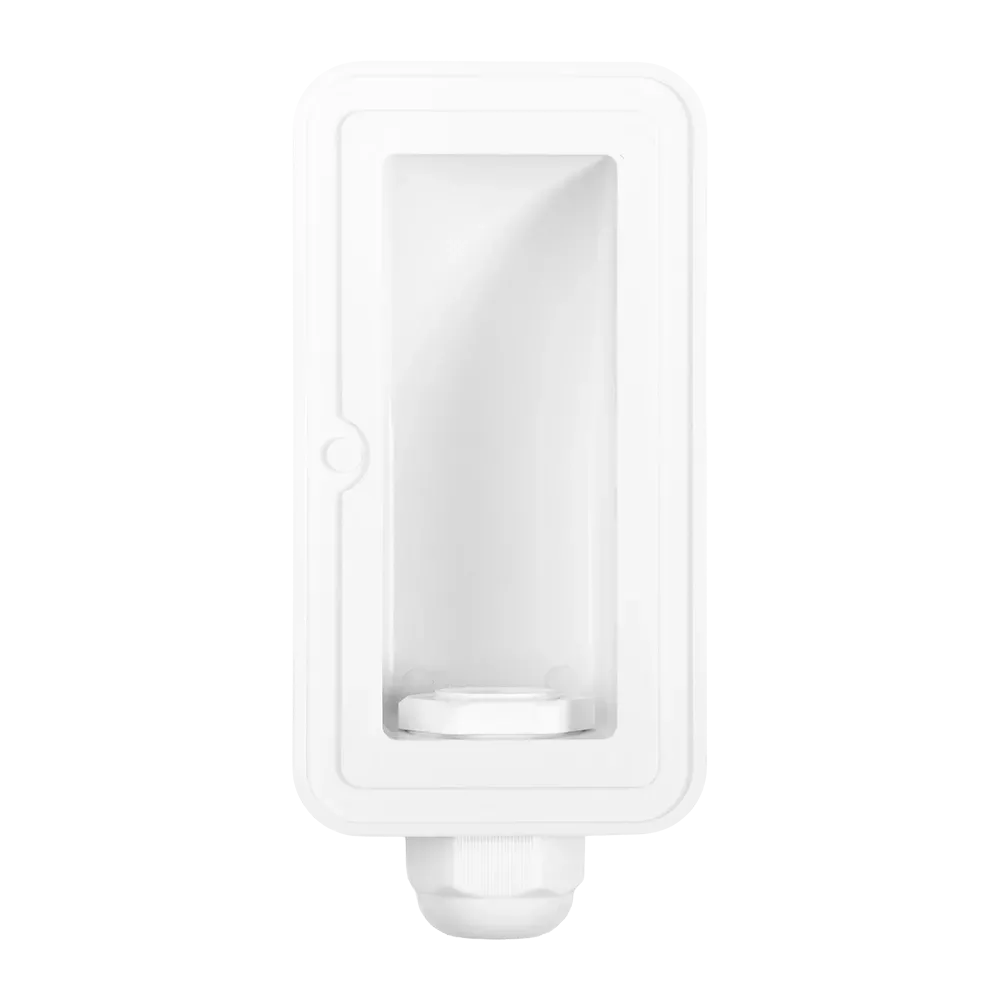 Traversée de toit blanc pour câbles solaires - simple