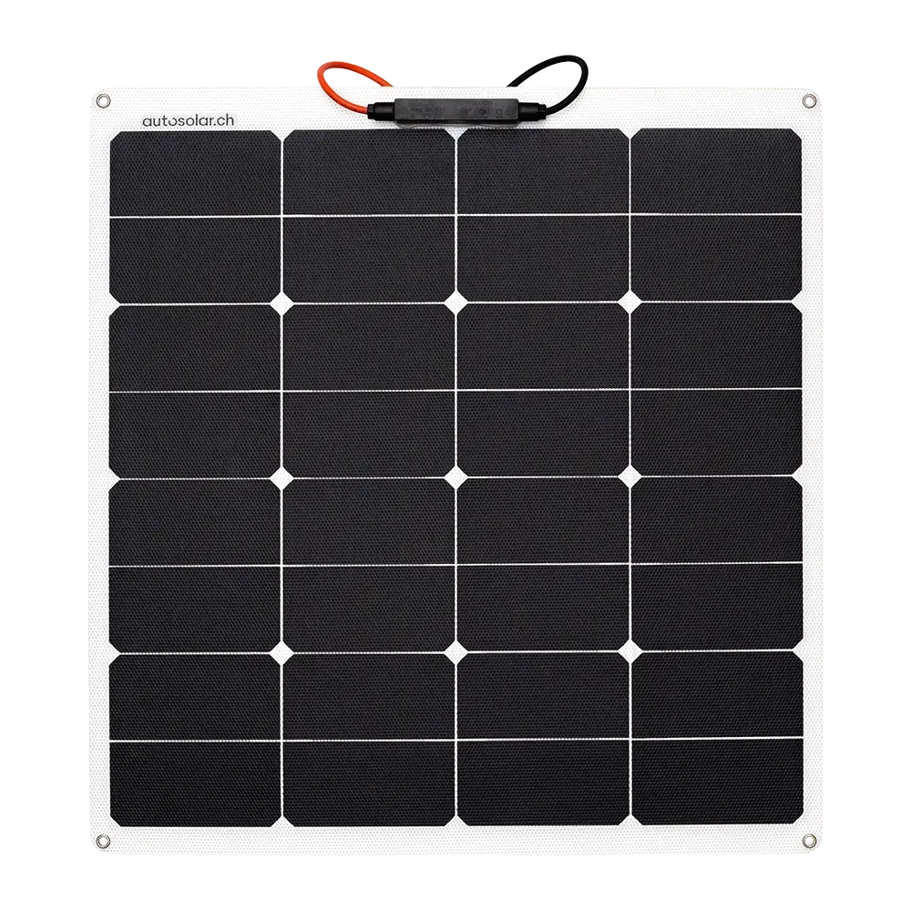 AutoSolar 50W Solarpanel flexibel ideal für kleiner Solaranlagen