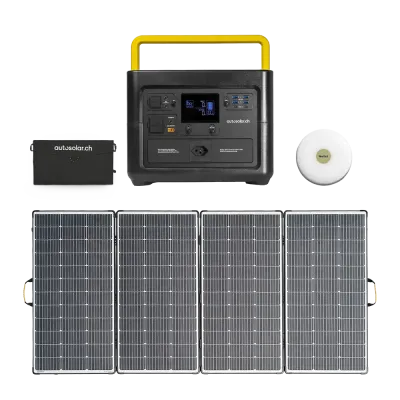 AutoSolar PowerBase – Self-sufficient emergency power kit with solar