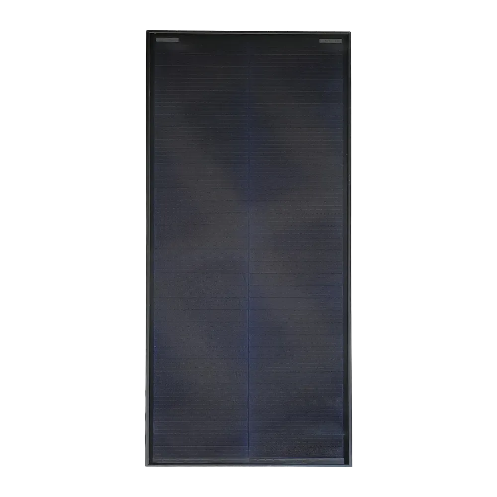 AutoSolar 100 Watt Solarpanel Slim - Black