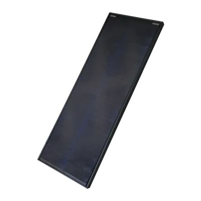AutoSolar 100 Watt Solarpanel Slim - Black