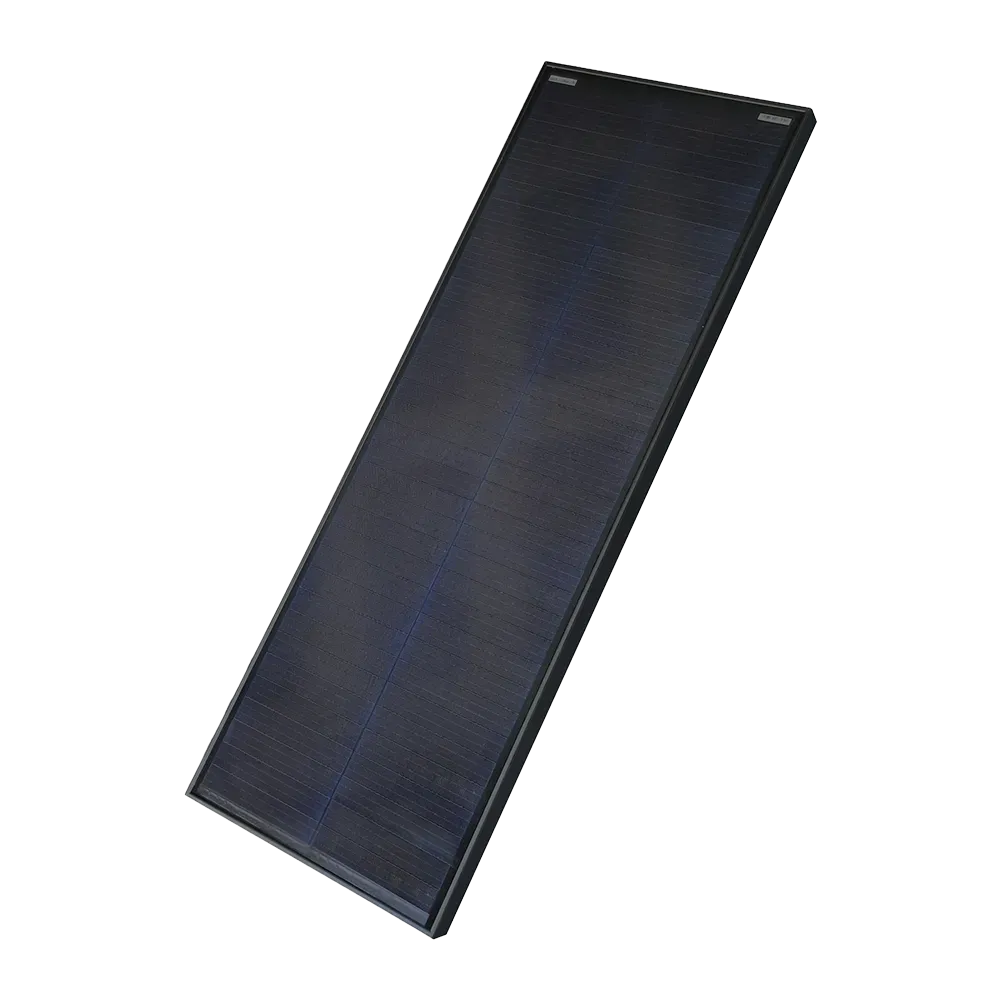 AutoSolar 100 Watt Solarpanel Slim - Black