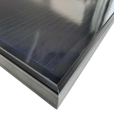 AutoSolar 100 Watt Solarpanel Slim - Black