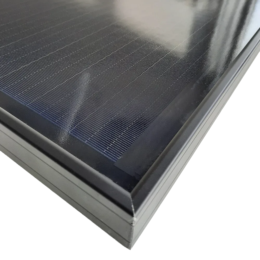 AutoSolar 100 Watt Solarpanel Slim - Black