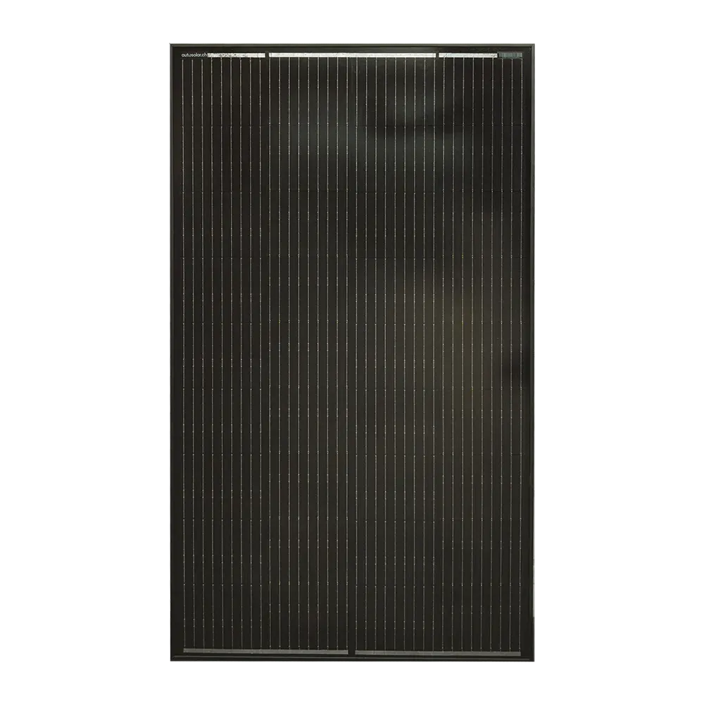 Panneau solaire monocristallin 160 W noir - Module solaire - 160 watts