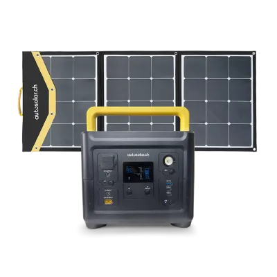 Powerstation 300W mit 135W Solarkoffer - mobiler Generator