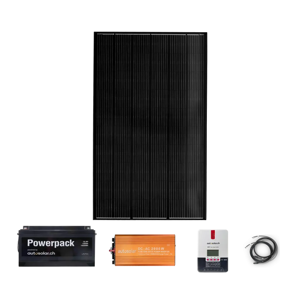 Solarset 335W mit Batterie | AutoSolar Schweiz
