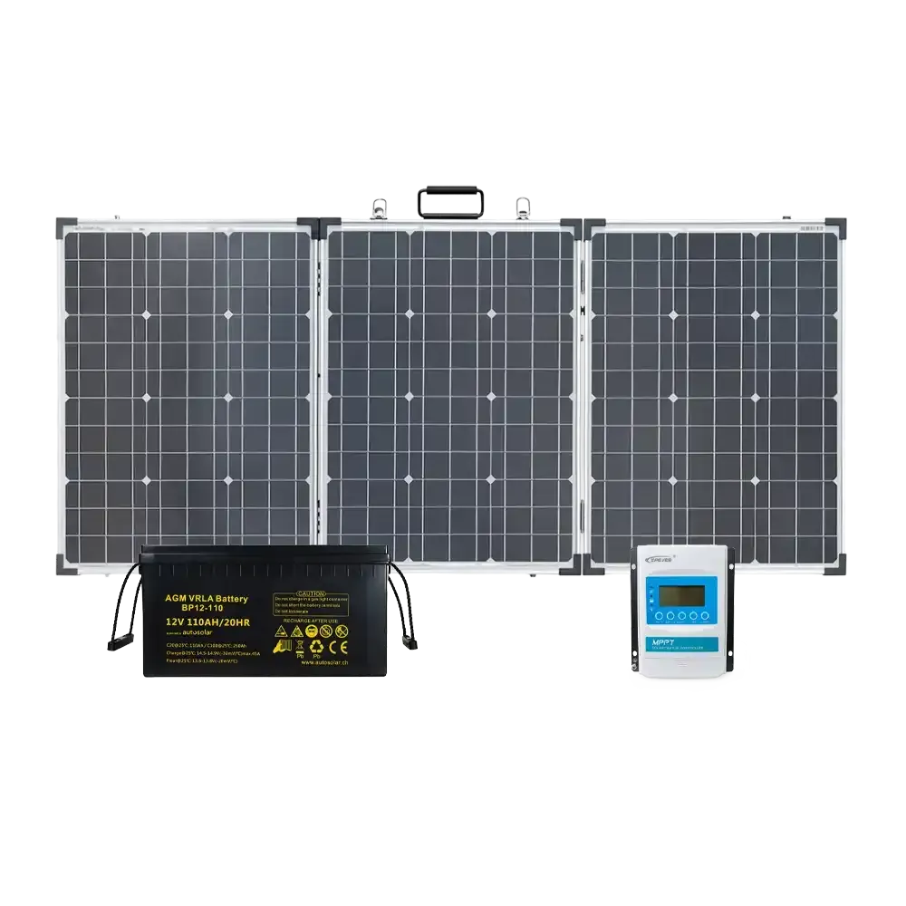 Solarset 150W Solarkoffer mit Batterie | AutoSolar Schweiz