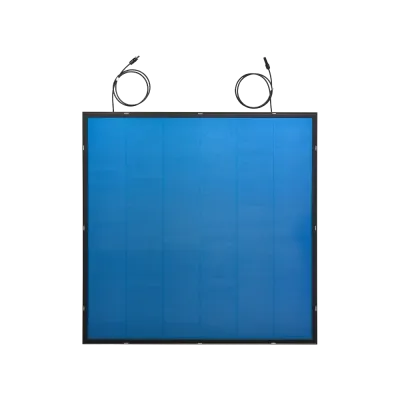 AutoSolar 200 Watt solar panel in blue