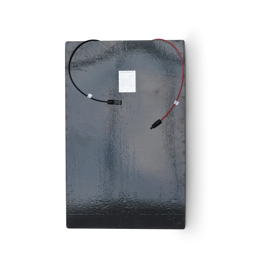 Modules solaires flexibles&nbsp;: panneau solaire noir de 60&nbsp;W pour navires