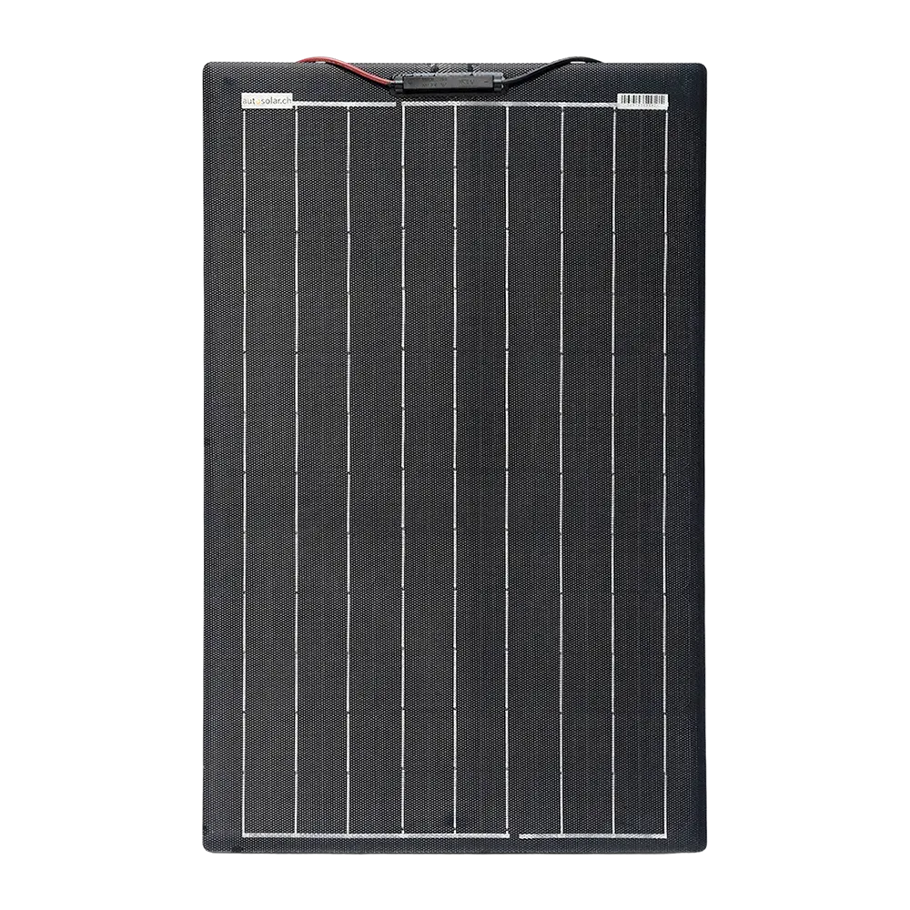 Flexibles Solarmodule: 60W Solarpanel schwarz für Schiffe