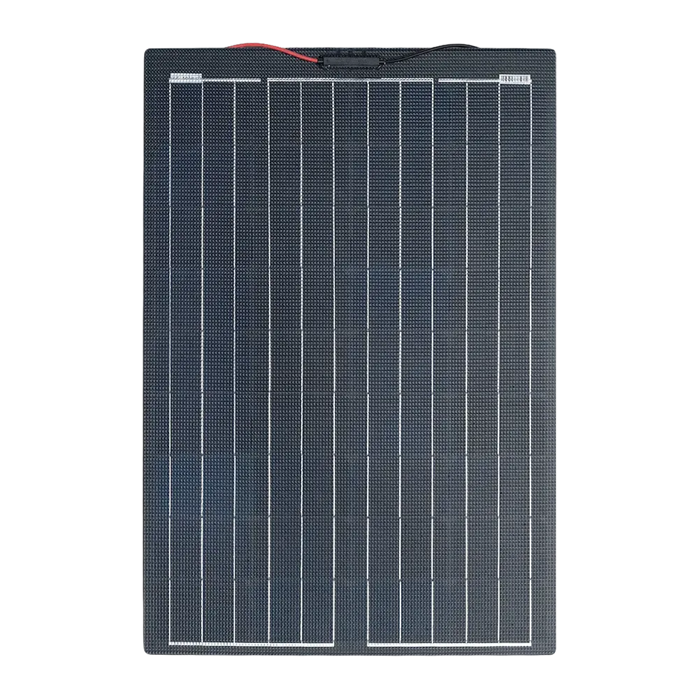 Solarmodule: 100W Solarpanel schwarz Marine