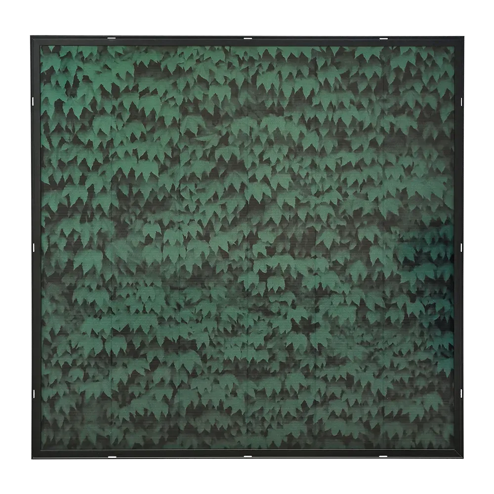 AutoSolar 200 Watt solar panel with leaf pattern