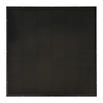 200 Watt Solarpanel in schwarz