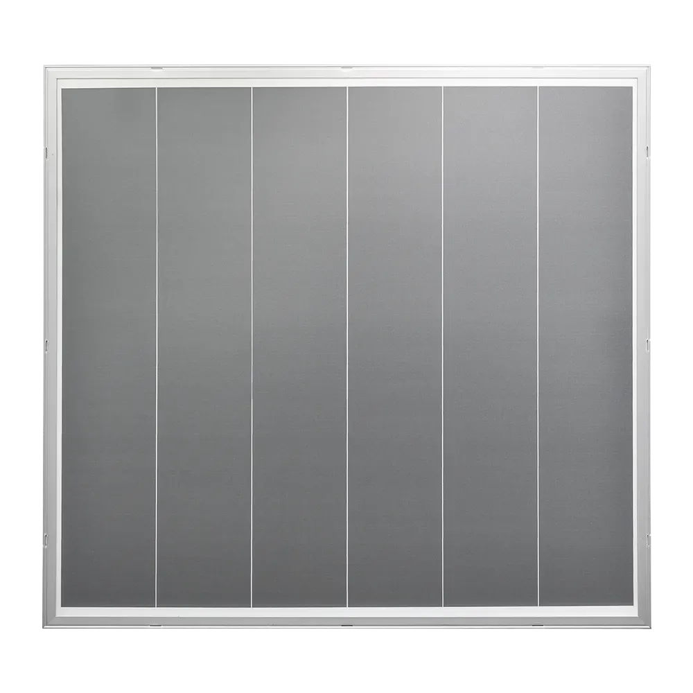 AutoSolar 200 Watt solar panel in white/grey pinstripe pattern
