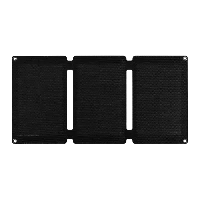 Panneau solaire pliable de 21 watts avec deux ports USB