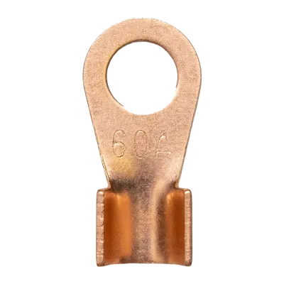 Cosses à anneau en cuivre 60 A, anneau de 9 mm pour M8