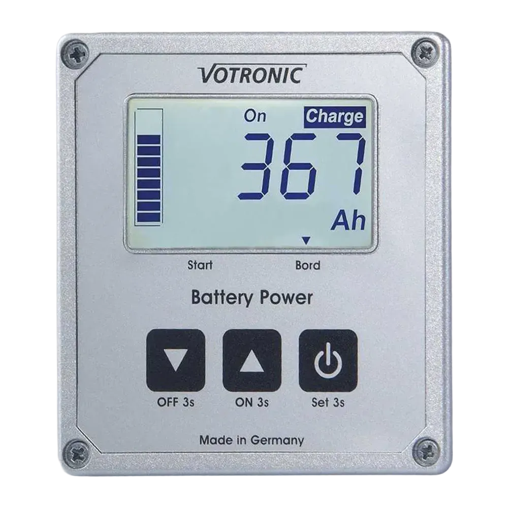 Ordinateur de batterie Votronic LCD 200S avec shunt intelligent