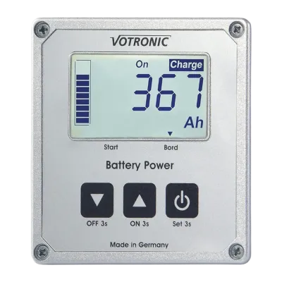 Ordinateur de batterie Votronic LCD 400S avec shunt intelligent