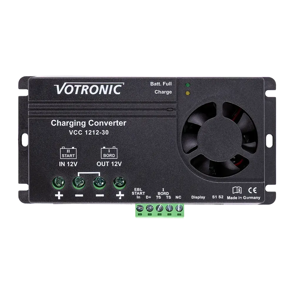 Votronic VCC 1212-30A Ladebooster - optimale Ladung auch bei kurzen Fahrstrecken Votronic VCC 1212-30A Ladebooster - optimale Ladung auch bei kurzen Fahrstrecken