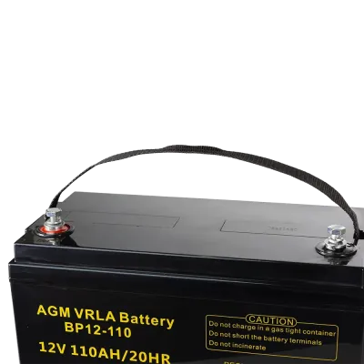 110Ah AGM-Batterie, 12 Volt Wohnmobil Solarbatterie, wartungsfrei