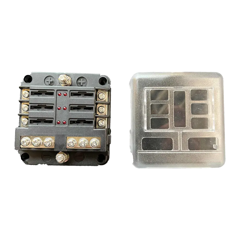 Boîte de distribution de fusibles (6 voies) pour les consommateurs petits et moyens