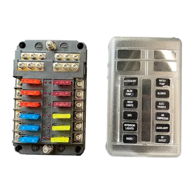 Fuse distribution box (12-way) for small and medium-sized devices